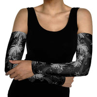 Hawaiian Honu And Surfboards Arm Sleeves Silver Style - Polynesian Pride