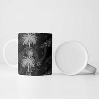 Hawaiian Honu And Surfboards Ceramic Mug Silver Style - Polynesian Pride