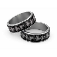 Hawaiian Honu And Surfboards Classic Ring Silver Style LT05 Sliver Silver - Polynesian Pride
