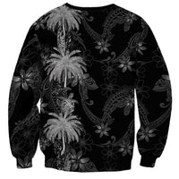 Hawaiian Honu And Surfboards Sweatshirt Silver Style LT05 - Polynesian Pride