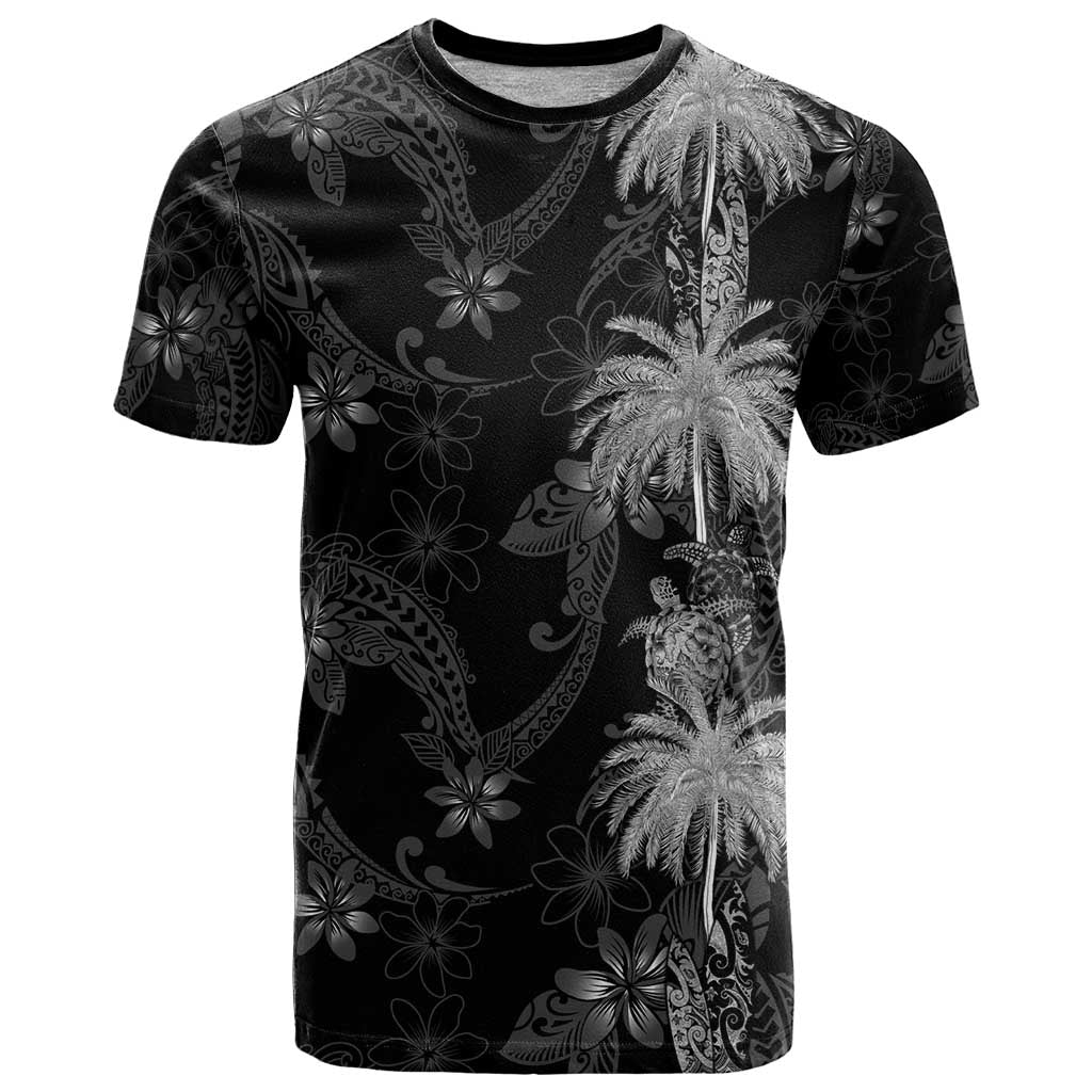 Hawaiian Honu And Surfboards T Shirt Silver Style - Polynesian Pride