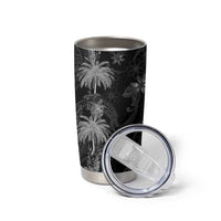 Hawaiian Honu And Surfboards Tumbler Cup Silver Style - Polynesian Pride