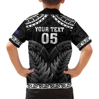 Custom New Zealand Maori Tiki Rugby Family Matching Summer Maxi Dress and Hawaiian Shirt Go Aotearoa Maori Pattern LT05 - Polynesian Pride