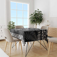 Custom New Zealand Maori Tiki Rugby Tablecloth Go Aotearoa Maori Pattern