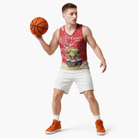 Personalized Puerto Rico Basketball Jersey Coqui Frog With Polynesian Pattern LT05 - Polynesian Pride
