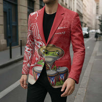 Personalized Puerto Rico Blazer Coqui Frog With Polynesian Pattern LT05 - Polynesian Pride
