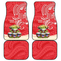 Puerto Rico Car Mats Coqui Frog With Polynesian Pattern LT05 - Polynesian Pride