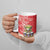 Personalized Puerto Rico Ceramic Mug Coqui Frog With Polynesian Pattern - Polynesian Pride