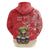 Personalized Puerto Rico Hoodie Coqui Frog With Polynesian Pattern - Polynesian Pride