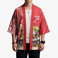 Personalized Puerto Rico Kimono Coqui Frog With Polynesian Pattern LT05 - Polynesian Pride