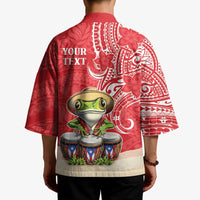 Personalized Puerto Rico Kimono Coqui Frog With Polynesian Pattern LT05 - Polynesian Pride