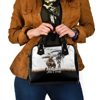 Hawaii Veterans Day Shoulder Handbag Honor The Fallen Flag Grunge Style