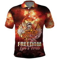 Hawaii Veterans Day Polo Shirt May We Never Forget Freedom Isn't Free