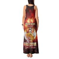 Hawaii Veterans Day Tank Maxi Dress May We Never Forget Freedom Isn't Free