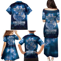 Federated States of Micronesia Veterans Day Family Matching Puletasi and Hawaiian Shirt May We Never Forget Freedom Isn't Free LT05 - Polynesian Pride