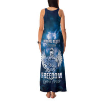 Federated States of Micronesia Veterans Day Family Matching Tank Maxi Dress and Hawaiian Shirt May We Never Forget Freedom Isn't Free LT05 - Polynesian Pride