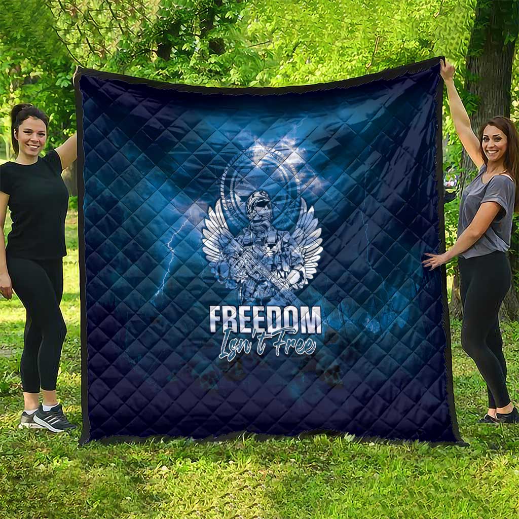 Federated States of Micronesia Veterans Day Quilt May We Never Forget Freedom Isn't Free LT05 - Polynesian Pride