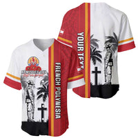 French Polynesia Armistice Day Baseball Jersey Lest We Forget Flag Style LT05 - Polynesian Pride
