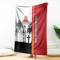 French Polynesia Armistice Day Blanket Lest We Forget Flag Style LT05 - Polynesian Pride