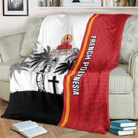 French Polynesia Armistice Day Blanket Lest We Forget Flag Style LT05 - Polynesian Pride