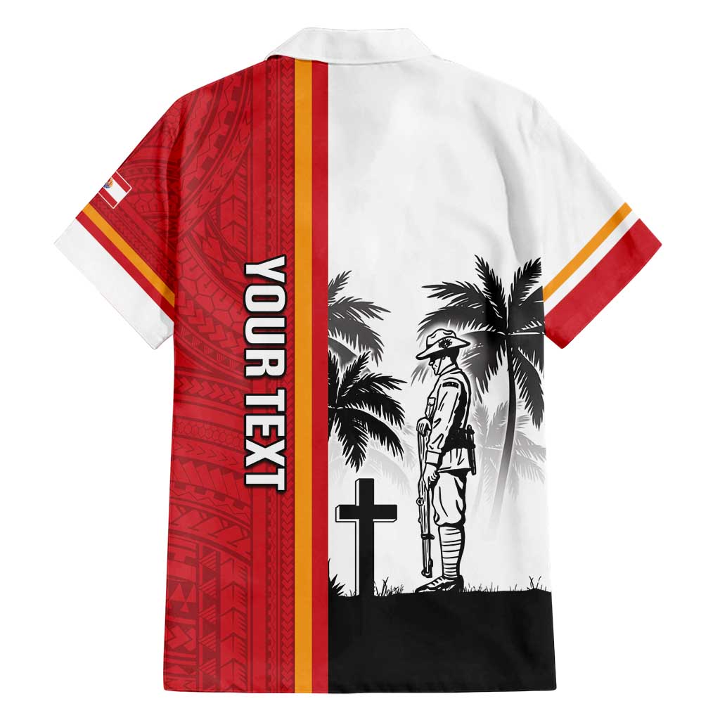 French Polynesia Armistice Day Family Matching Off Shoulder Maxi Dress and Hawaiian Shirt Lest We Forget Flag Style LT05 - Polynesian Pride