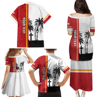 French Polynesia Armistice Day Family Matching Puletasi and Hawaiian Shirt Lest We Forget Flag Style LT05 - Polynesian Pride