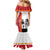 French Polynesia Armistice Day Mermaid Dress Lest We Forget Flag Style