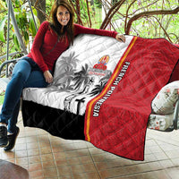 French Polynesia Armistice Day Quilt Lest We Forget Flag Style LT05 - Polynesian Pride