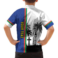 New Caledonia Armistice Day Family Matching Long Sleeve Bodycon Dress and Hawaiian Shirt Lest We Forget Flag Style LT05 - Polynesian Pride