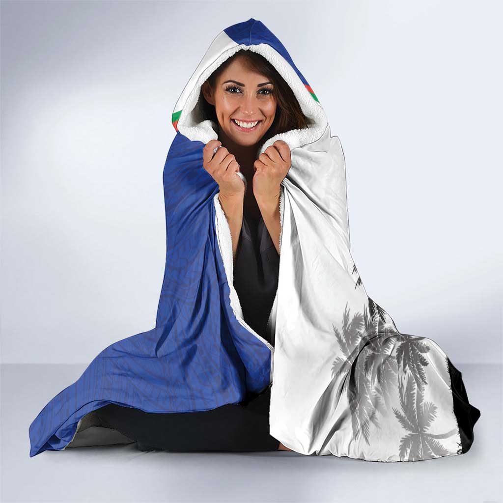 New Caledonia Armistice Day Hooded Blanket Lest We Forget Flag Style