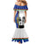 New Caledonia Armistice Day Mermaid Dress Lest We Forget Flag Style