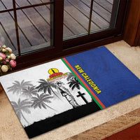 New Caledonia Armistice Day Rubber Doormat Lest We Forget Flag Style LT05 - Polynesian Pride
