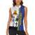 New Caledonia Armistice Day Women Sleeveless Polo Shirt Lest We Forget Flag Style