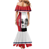 Wallis and Futuna Armistice Day Family Matching Mermaid Dress and Hawaiian Shirt Lest We Forget Flag Style LT05 - Polynesian Pride