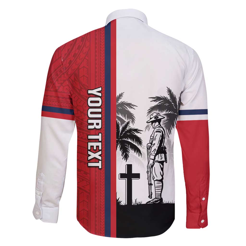 Wallis and Futuna Armistice Day Family Matching Short Sleeve Bodycon Dress and Hawaiian Shirt Lest We Forget Flag Style LT05 - Polynesian Pride