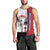 Wallis and Futuna Armistice Day Men Tank Top Lest We Forget Flag Style