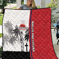 Wallis and Futuna Armistice Day Quilt Lest We Forget Flag Style LT05 White - Polynesian Pride