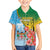 Personalised Malampa Fiji Day Family Matching Summer Maxi Dress and Hawaiian Shirt Tribal Pattern With Tropical Flowers - Polynesian Pride