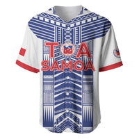 Custom Rugby Toa Samoa Baseball Jersey Samoan Tatau White Version LT05 White - Polynesian Pride