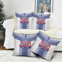 Rugby Toa Samoa Pillow Cover Samoan Tatau White Version LT05 - Polynesian Pride