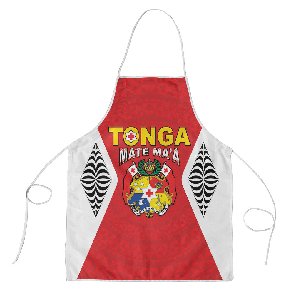 2026 Tonga Rugby XIII Apron Sporty Style LT05 Red - Polynesian Pride
