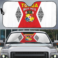 2026 Tonga Rugby XIII Auto Sun Shade Sporty Style LT05 Red - Polynesian Pride