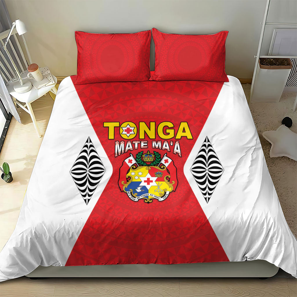 2026 Tonga Rugby XIII Bedding Set Sporty Style LT05 - Polynesian Pride