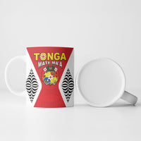 Custom 2026 Tonga Rugby XIII Ceramic Mug Sporty Style LT05 - Polynesian Pride