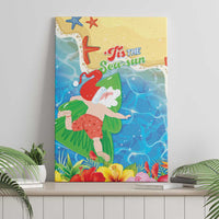 Christmas In Hawaii Canvas Wall Art Tis The Sea Sun LT05 - Polynesian Pride