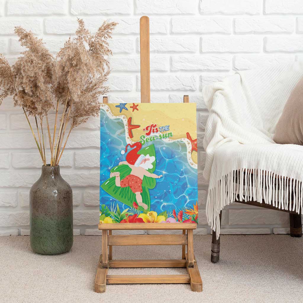 Christmas In Hawaii Canvas Wall Art Tis The Sea Sun LT05 - Polynesian Pride