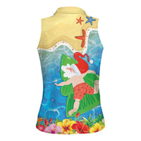 Christmas In Hawaii Women Sleeveless Polo Shirt Tis The Sea Sun LT05 - Polynesian Pride