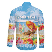 Personalised Hawaii Funny Thanksgiving Family Matching Mermaid Dress and Hawaiian Shirt Thankful From The Beach LT05 - Polynesian Pride