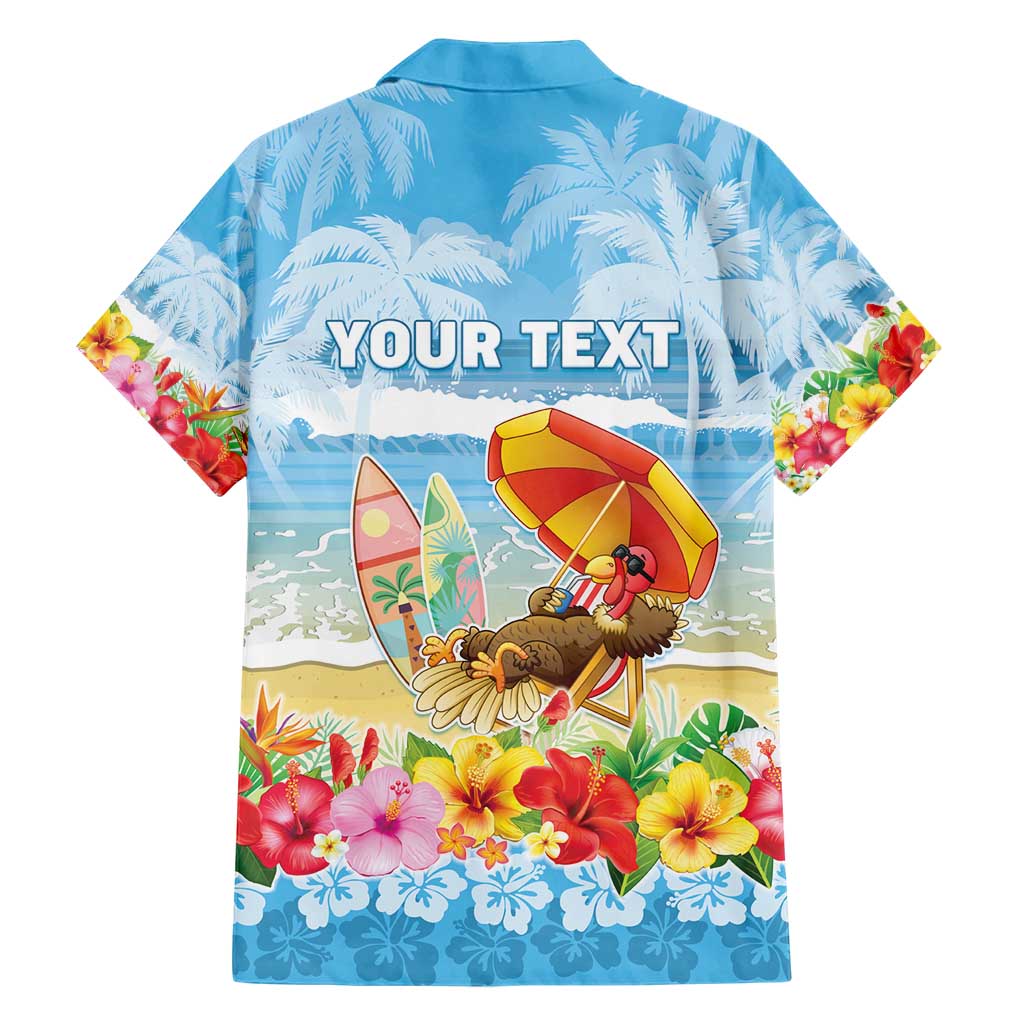 Personalised Hawaii Funny Thanksgiving Family Matching Short Sleeve Bodycon Dress and Hawaiian Shirt Thankful From The Beach LT05 - Polynesian Pride