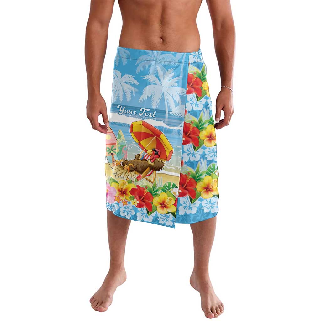 Personalised Hawaii Funny Thanksgiving Lavalava Thankful From The Beach